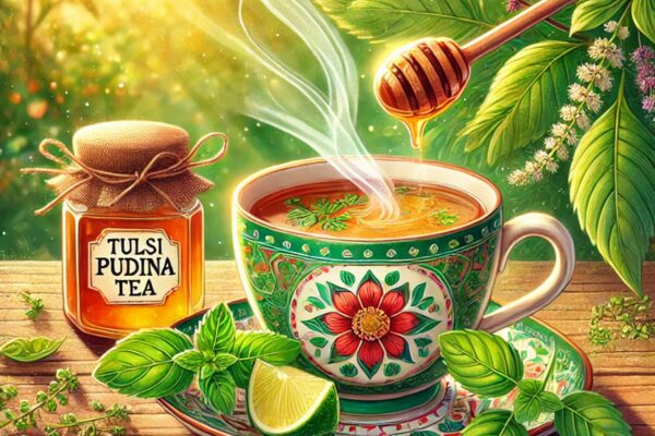 Tulsi Pudina Tea